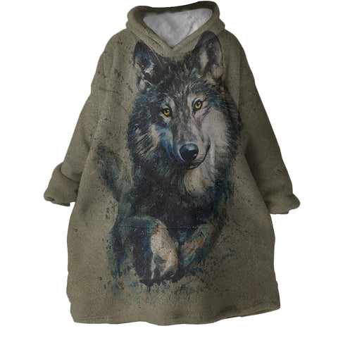 Image of Alpha Wolf SWLF2039 Hoodie Wearable Blanket