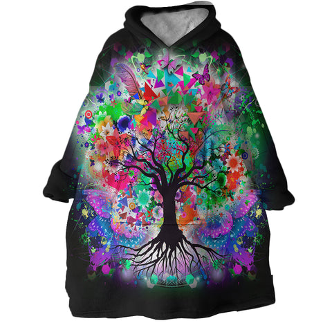 Image of Tree Of Life SWLF1198 Hoodie Wearable Blanket