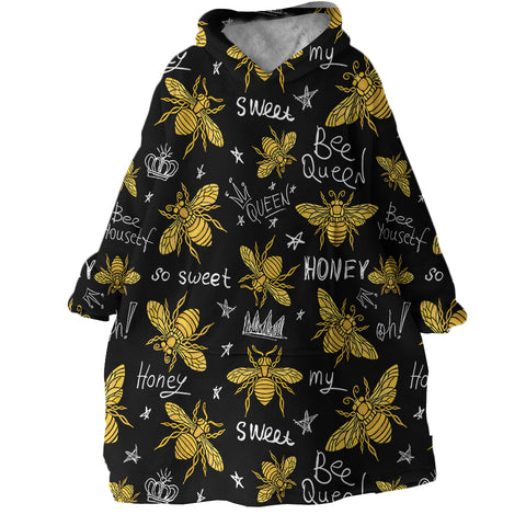 Image of Bee Hierarchy SWLF0529 Hoodie Wearable Blanket