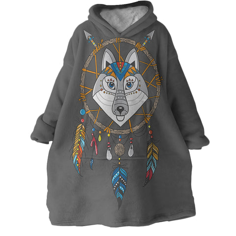 Image of Feral Dream Catcher SWLF2373 Hoodie Wearable Blanket