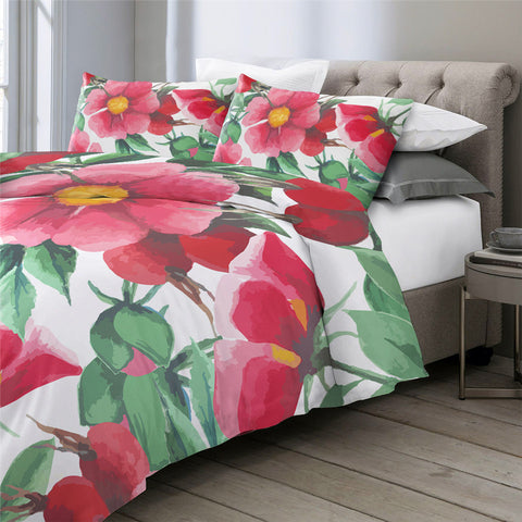 Image of Pretty Flower Bedding Set - Beddingify
