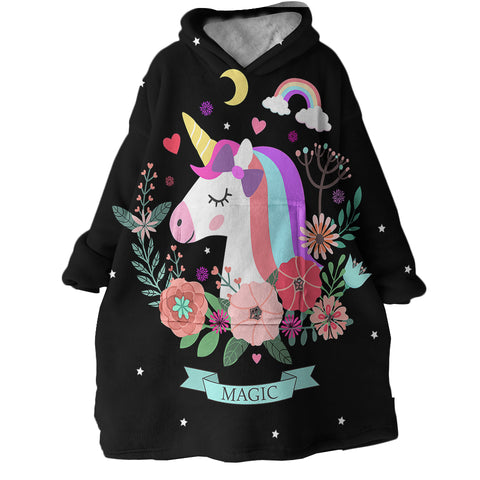 Image of Starry Unicorn SWLF0051 Hoodie Wearable Blanket