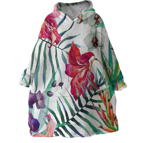 Image of Exotic Orchid SWLF2315 Hoodie Wearable Blanket