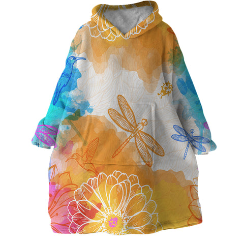 Image of Dragonflies SWLF2025 Hoodie Wearable Blanket