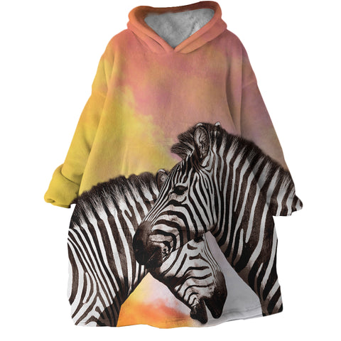 Image of Zebra Love SWLF2970 Hoodie Wearable Blanket