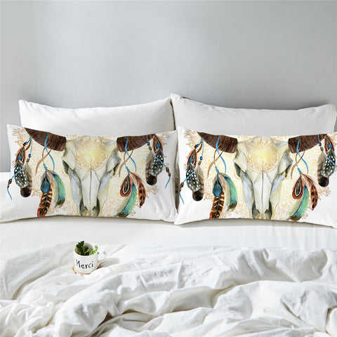 Image of Trophyhead White Pillowcase