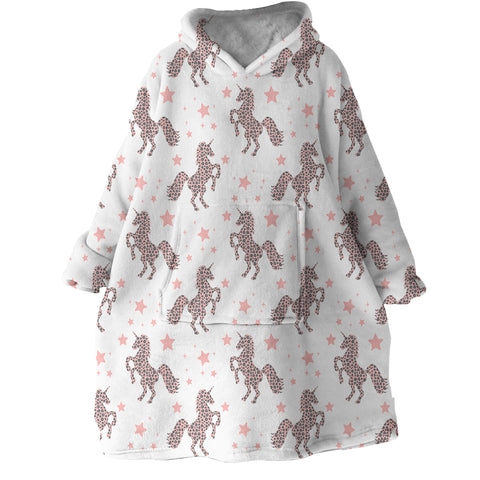 Image of Unicorn Themed SWLF1202 Hoodie Wearable Blanket