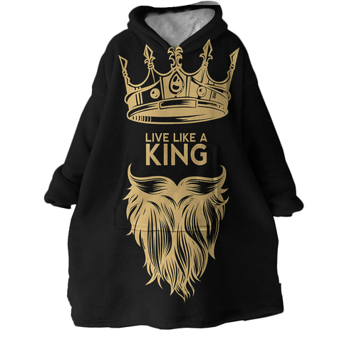 Image of Live Like A King SWLF0517 Hoodie Wearable Blanket