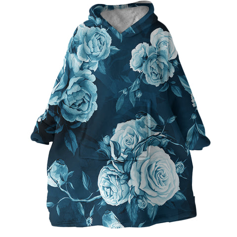 Image of Ghostly Roses SWLF0503 Hoodie Wearable Blanket