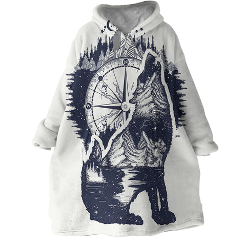 Image of Feral Compass SWLF0041 Hoodie Wearable Blanket