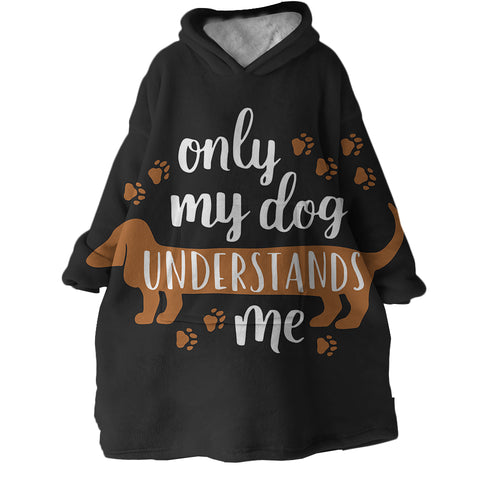 Image of Dog Person SWLF3019 Hoodie Wearable Blanket