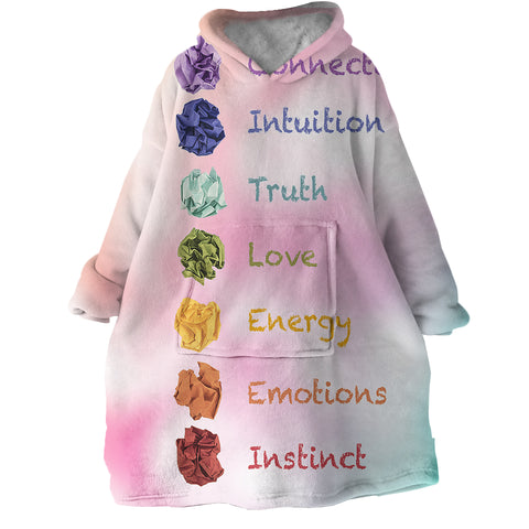 Image of Chakras SWLF0032 Hoodie Wearable Blanket