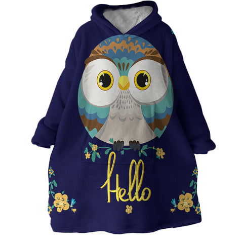 Image of Hello Owl SWLF2331 Hoodie Wearable Blanket