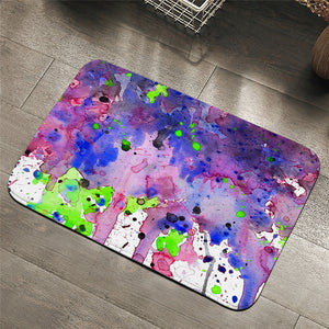 Color Drip Door Mat