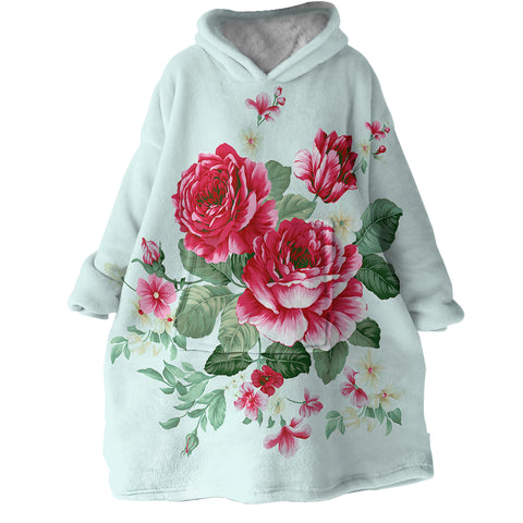 Image of Rose SWLF0641 Hoodie Wearable Blanket