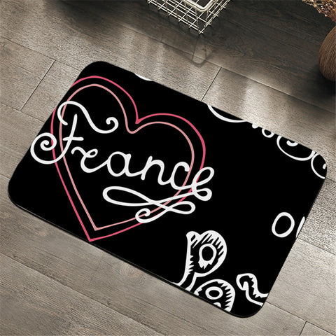 Image of Love France Door Mat