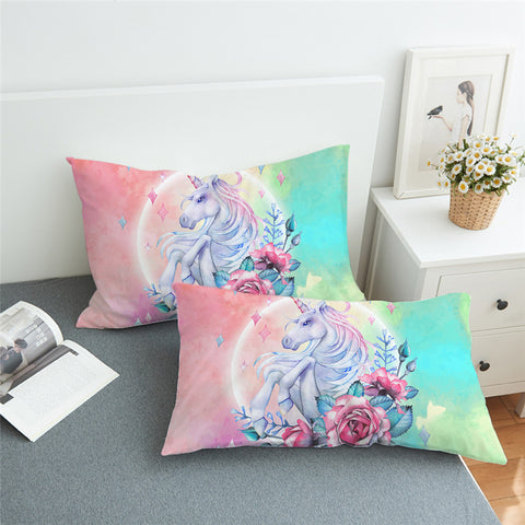Image of 3D Unicorn Dreamy Pillowcase