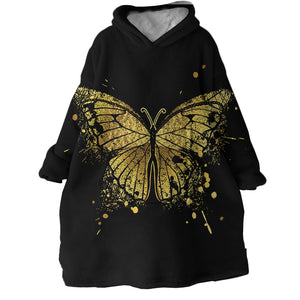 Glided Butterfly SWLF1170 Hoodie Wearable Blanket