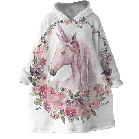 Image of Rosy Unicorn SWLF0038 Hoodie Wearable Blanket