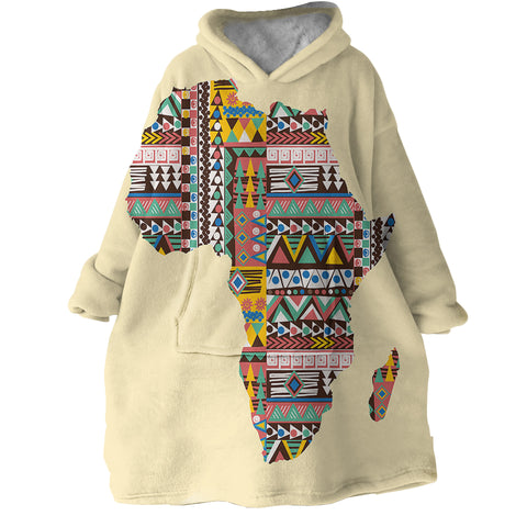 Image of Africa SWLF1559 Hoodie Wearable Blanket