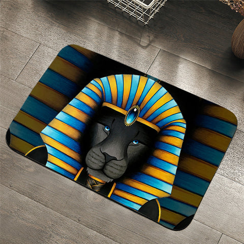 Image of Cartooned Anubis Door Mat