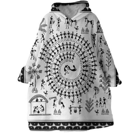 Image of Ancient Community SWLF2178 Hoodie Wearable Blanket