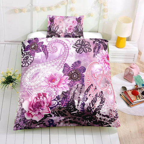 Image of Floral Paisley Bedding Set - Beddingify