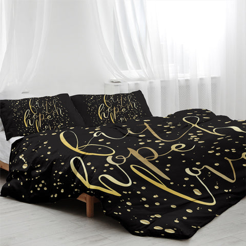 Image of Faith Hope Love Bedding Set - Beddingify