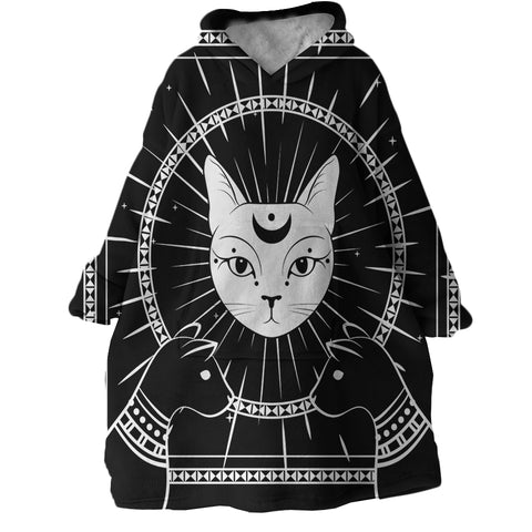 Image of Cat Goddess SWLF2871 Hoodie Wearable Blanket