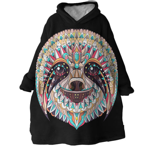 Image of Sloth SWLF0461 Hoodie Wearable Blanket