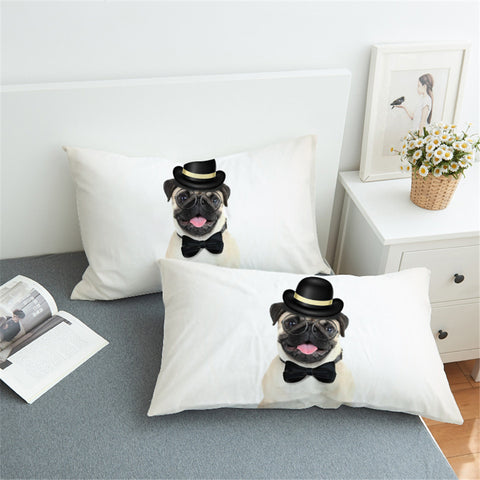 Image of Mr Pug Pillowcase