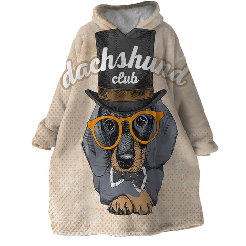 Image of Dachshund Club SWLF2529 Hoodie Wearable Blanket