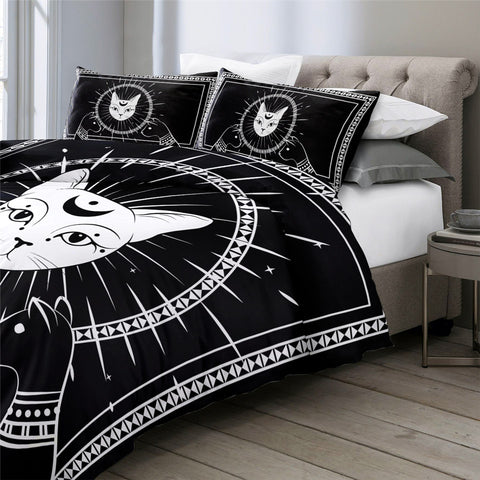 Image of Spiritual Leader Cat Bedding Set - Beddingify