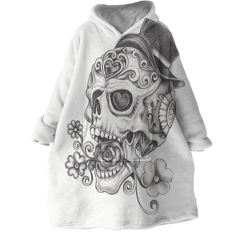 Image of Mr Skull SWLF0514 Hoodie Wearable Blanket