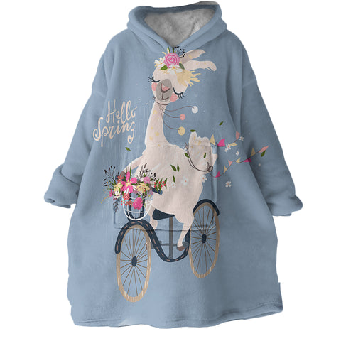 Image of Spring Llama SWLF1677 Hoodie Wearable Blanket