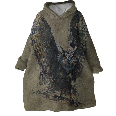 Image of Owl SWLF2040 Hoodie Wearable Blanket