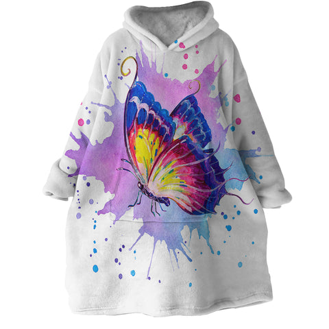 Image of Butterfly SWLF2483 Hoodie Wearable Blanket