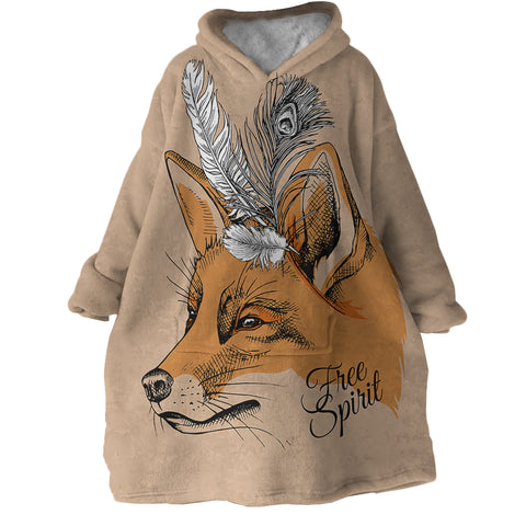 Image of Free Spirit Fox SWLF2693 Hoodie Wearable Blanket