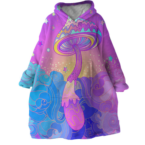 Image of Magic Mushroom SWLF3015 Hoodie Wearable Blanket