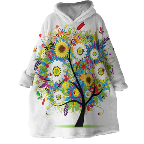 Image of Arty Tree Of Life SWLF2466 Hoodie Wearable Blanket