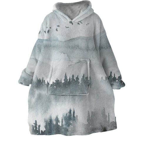 Image of Foggy Mountain SWLF0848 Hoodie Wearable Blanket