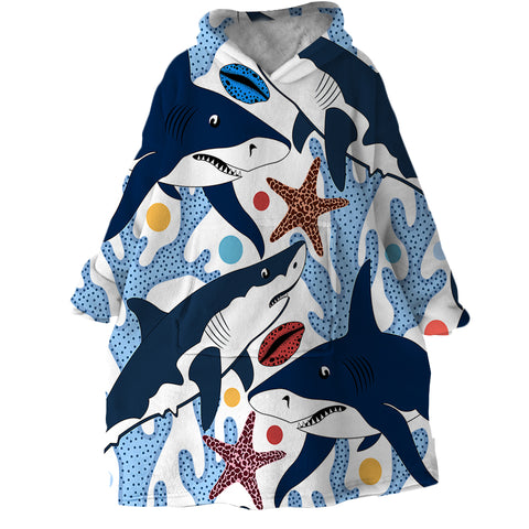 Image of Coral Shark SWLF0094 Hoodie Wearable Blanket