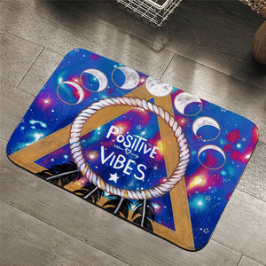 Positive Vibes Moon Phases Door Mat