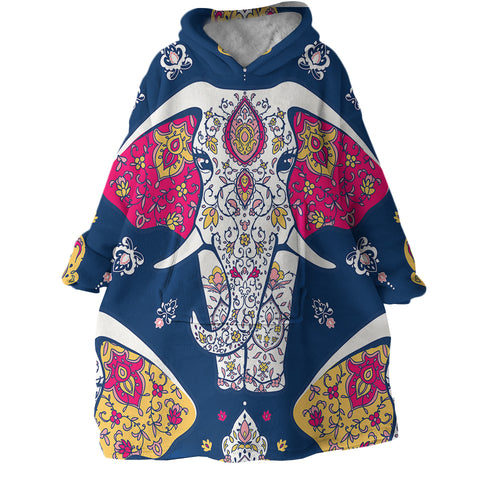 Image of Ritual Elephant SWLF1009 Hoodie Wearable Blanket