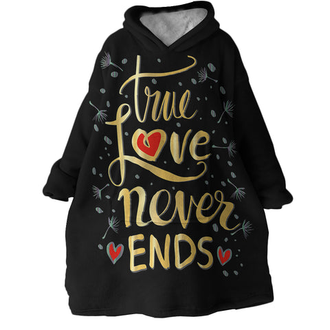 Image of True Love Never Ends SWLF2072 Hoodie Wearable Blanket