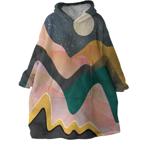 Image of Night Scene SWLF2386 Hoodie Wearable Blanket