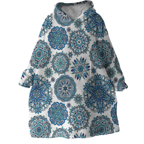 Image of Snowflakes SWLF2231 Hoodie Wearable Blanket