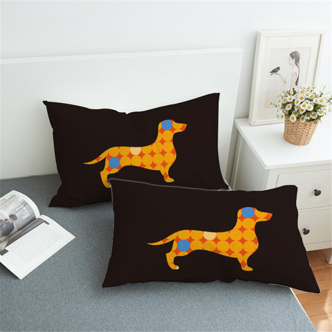 Image of Dachshund Shape Pillowcase