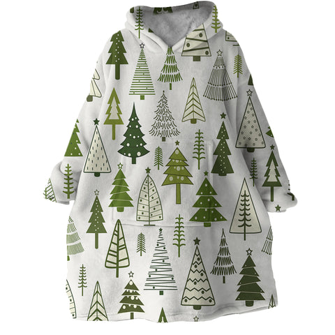 Image of Pine Forest SWLF2336 Hoodie Wearable Blanket