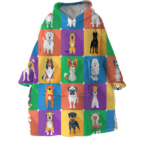 Image of Dog Profiles SWLF1565 Hoodie Wearable Blanket